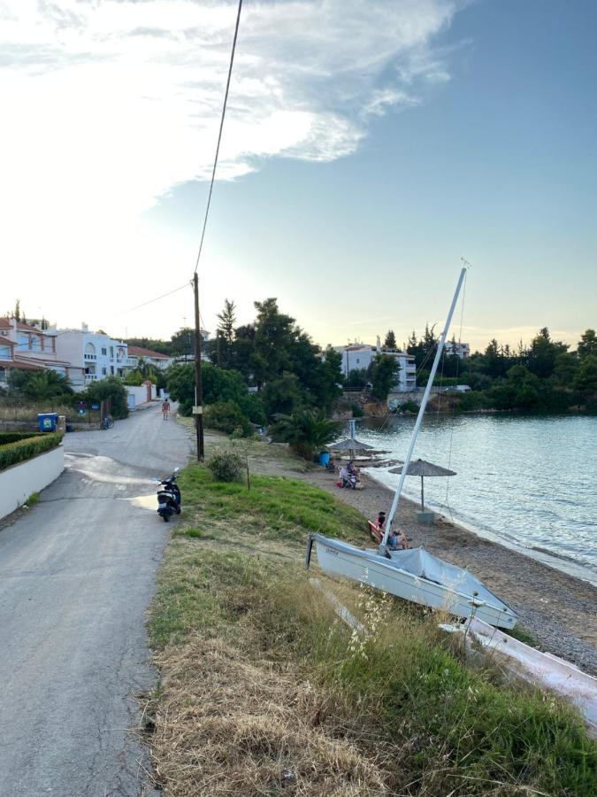 Seaside One-Bedroom On Chalkis المظهر الخارجي الصورة